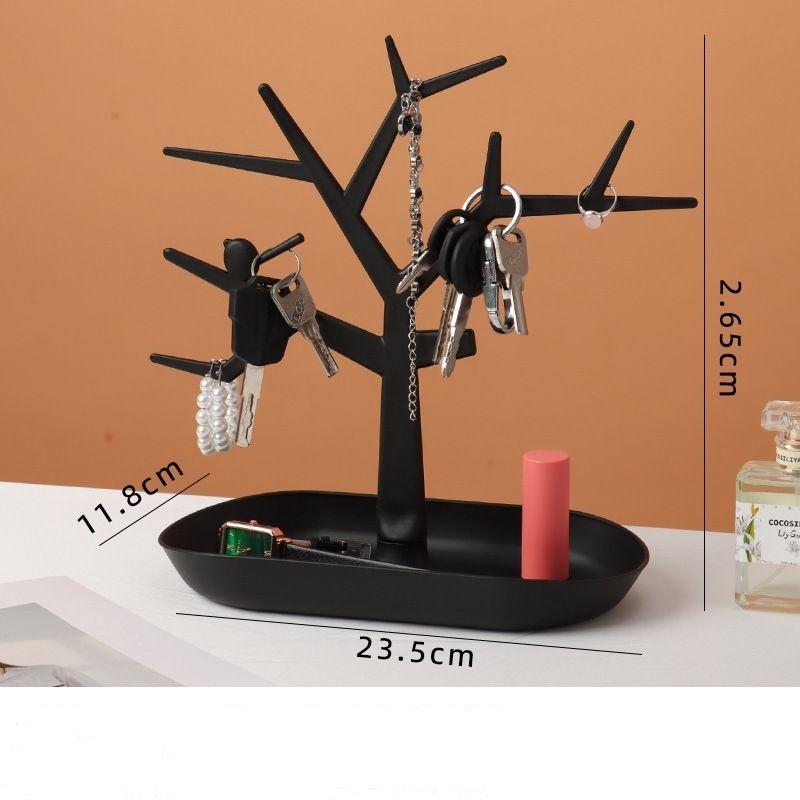 1pc Branch Type Storage Rack Plastic Jewelry Storage Rack Tree-Shaped Creative Watch Jewelry Display Stand Home Decoration чорний
1pc Branch Type Storage Rack Plastic Jewelry Storage Rack Tree-Shaped Creative Watch Jewelry Display Stand Home Decoration чорний