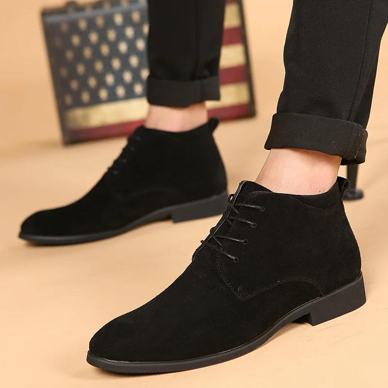 Boots for Men Business Mens Boots High Top Casual Shoes Outdoor Leather Mens Winter Shoes Male Black Grey 2026 48 чорний
Boots for Men Business Mens Boots High Top Casual Shoes Outdoor Leather Mens Winter Shoes Male Black Grey 2026 48 чорний