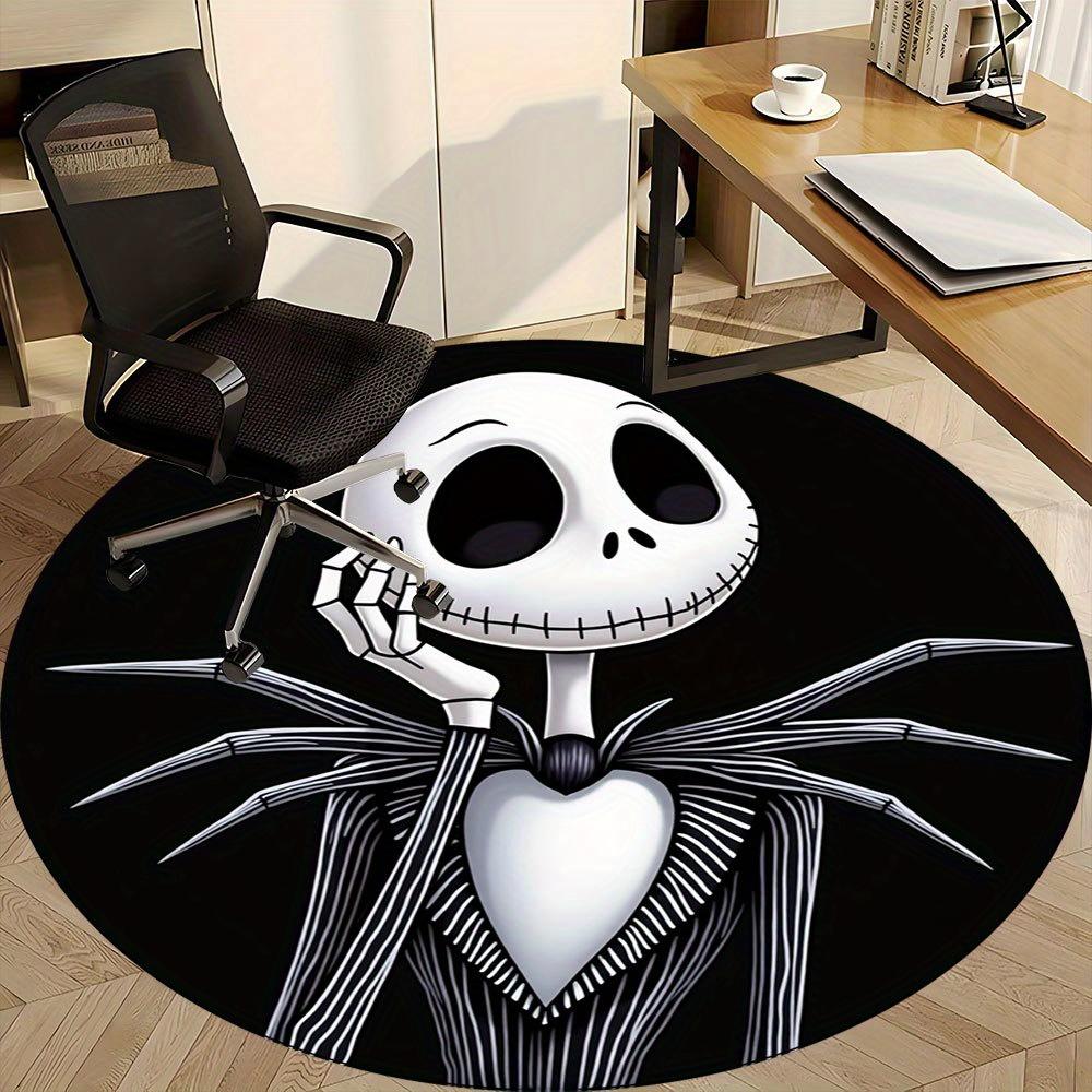 1pc Spooky Fun Jack Skellington Round Rug - Perfect for Office, Living Room, or Bedroom Decor with Non-Slip Cartoon Design -0412084 80cm by 80cm
1pc Spooky Fun Jack Skellington Round Rug - Perfect for Office, Living Room, or Bedroom Decor with Non-Slip Cartoon Design -0412084 80cm by 80cm