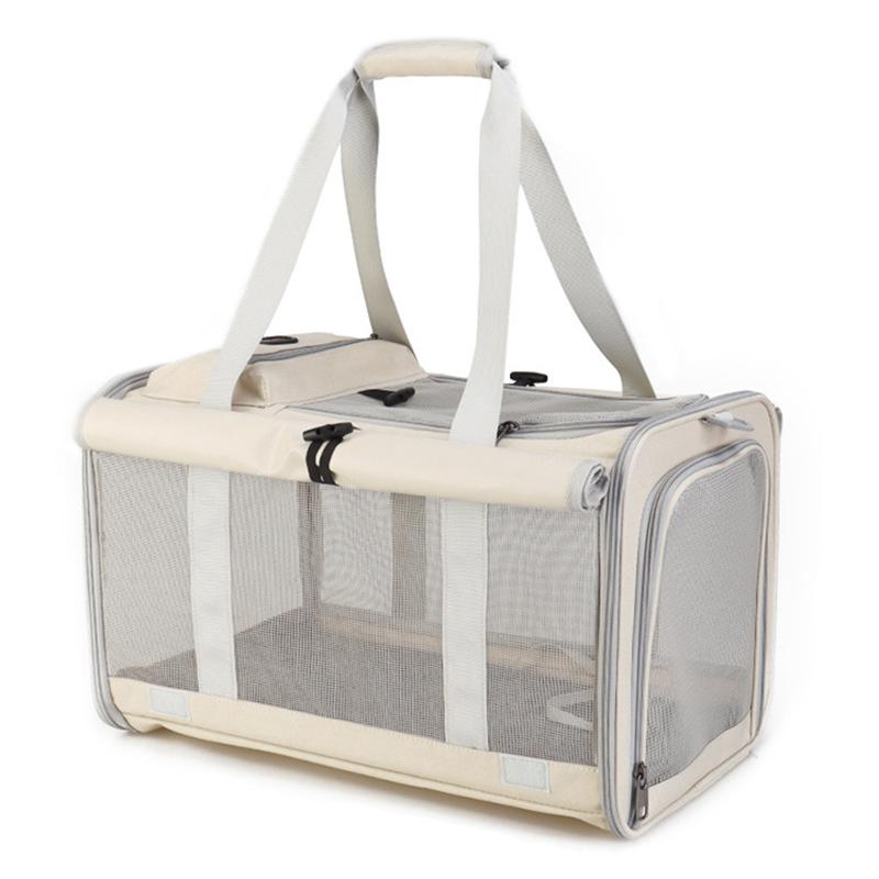 Cat Carrier Bag Portable Foldable Pet Carrier for Small Cats with Large Opening Breathable Hands Pet Carrying Bag for Travel бежевий
Cat Carrier Bag Portable Foldable Pet Carrier for Small Cats with Large Opening Breathable Hands Pet Carrying Bag for Travel бежевий