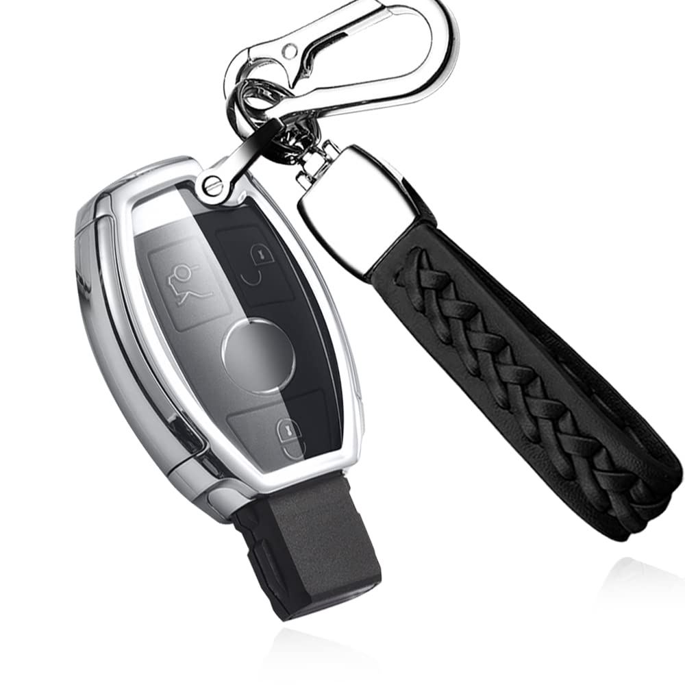 SANRILY Чехол для ключей, Держатель для ключей, Защита для ключей, Подходит для Mercedes-Benz A/B / Compatible with genuine car серебряный
SANRILY Чехол для ключей, Держатель для ключей, Защита для ключей, Подходит для Mercedes-Benz A/B / Compatible with genuine car серебряный