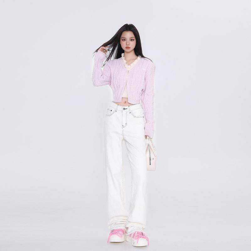 Wide-leg Pants for Women In Autumn High Waist Slim American Wide-leg Floor Jeans for Women In Autumn Straight Pants for Women In Autumn XS
Wide-leg Pants for Women In Autumn High Waist Slim American Wide-leg Floor Jeans for Women In Autumn Straight Pants for Women In Autumn XS
