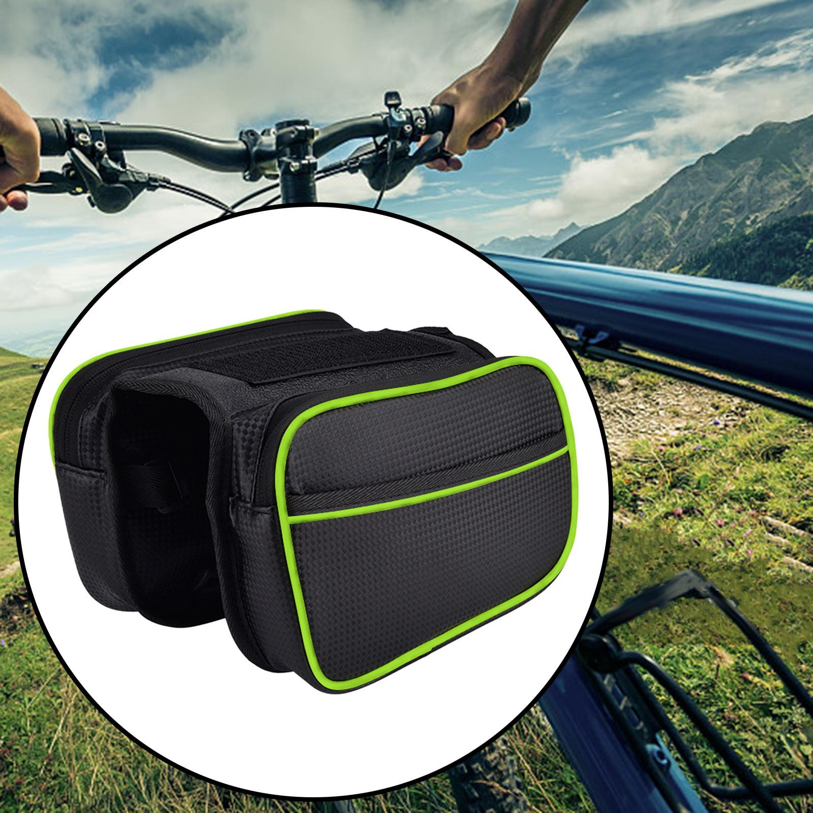 Bicycle Bag Touch Screen Phone Holder Front Frame Waterproof Bike Style A зелёный
Bicycle Bag Touch Screen Phone Holder Front Frame Waterproof Bike Style A зелёный
