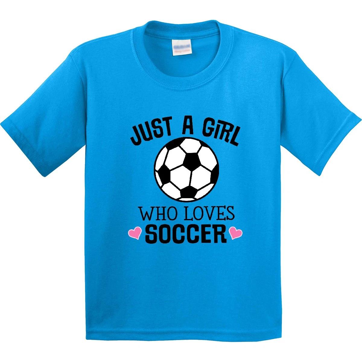 Inktastic Just A Girl Who Loves Soccer Youth kids boys T-Shirt Team Player Childs Apparel 110
Inktastic Just A Girl Who Loves Soccer Youth kids boys T-Shirt Team Player Childs Apparel 110