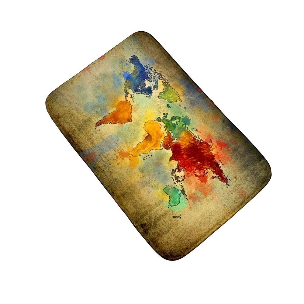 3D Printe Flannel Doormat Bath World Map Anti-Slip Water Absorption Floor Mat 40x60cm
3D Printe Flannel Doormat Bath World Map Anti-Slip Water Absorption Floor Mat 40x60cm