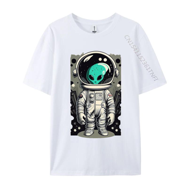 Men Short Sleeve Alien In A Space Suit Tshirts UFO Astronaut Printing Tops Tees Fashionable Unique Crewneck TeeShirts S
Men Short Sleeve Alien In A Space Suit Tshirts UFO Astronaut Printing Tops Tees Fashionable Unique Crewneck TeeShirts S