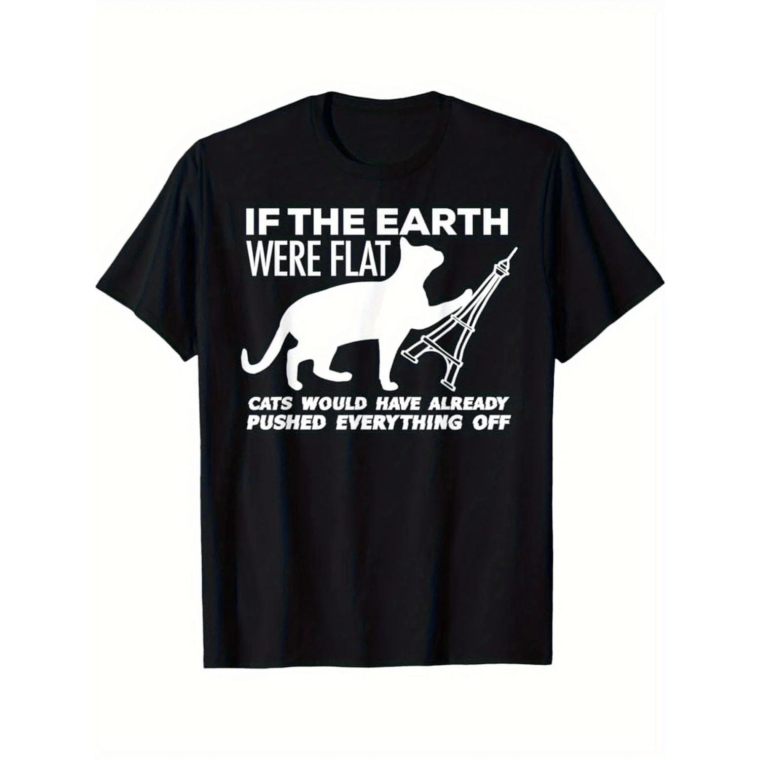 Men s Flat Earth Cat T-Shirt If The Earth Were Flat Cats Would Have Pushed Everything Off Retro Astronomy Physics Joke Tee S чёрный
Men s Flat Earth Cat T-Shirt If The Earth Were Flat Cats Would Have Pushed Everything Off Retro Astronomy Physics Joke Tee S чёрный