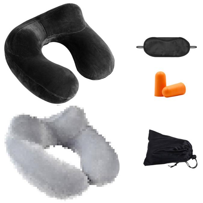 U-shaped Inflatable Pillow Set One Size чорний
U-shaped Inflatable Pillow Set One Size чорний