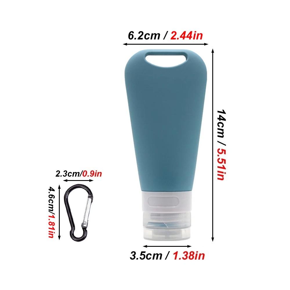 90 ML Silicone Water Bottle Feeder Food Fillable Tube with Carabiner Portable Travel Bottles for Pet Dog Outdoor Training Travel синий
90 ML Silicone Water Bottle Feeder Food Fillable Tube with Carabiner Portable Travel Bottles for Pet Dog Outdoor Training Travel синий