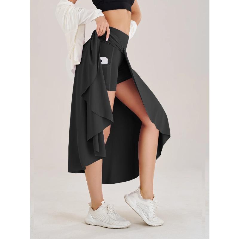 Summer Women Tennis Dance Fitness Long Skirts Quick Drying Solid Lining High Waist Long Skirts Shorts XS чорний
Summer Women Tennis Dance Fitness Long Skirts Quick Drying Solid Lining High Waist Long Skirts Shorts XS чорний