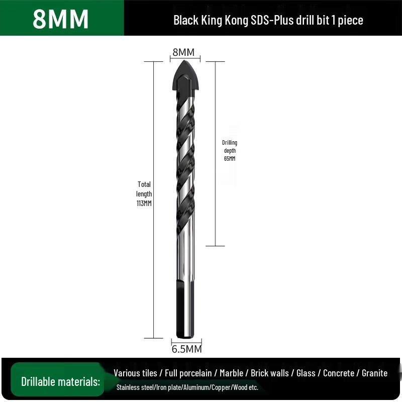 Churong Multi-Purpose Tile & Concrete Drill Bit
Churong Multi-Purpose Tile & Concrete Drill Bit
