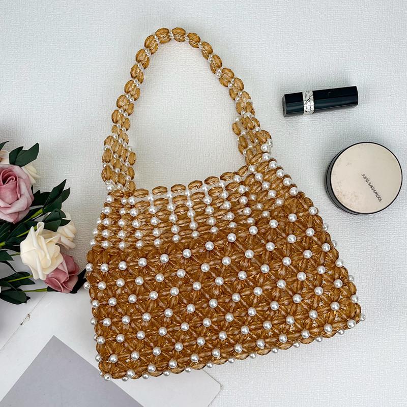 New Fashion Design Handmade Color Beaded Woven Handbags Brand High-end Party Evening Bag Luxury Fashionable Pearl Underarm Bag
New Fashion Design Handmade Color Beaded Woven Handbags Brand High-end Party Evening Bag Luxury Fashionable Pearl Underarm Bag
