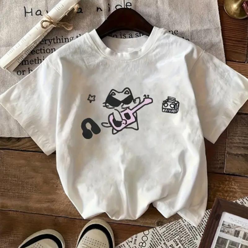 Модная женская футболка с принтом «Рождественская девочка-кошка», забавная повседневная футболка с круглым вырезом и короткими рукавами, летняя женская футболка 8XL бежевый
Модная женская футболка с принтом «Рождественская девочка-кошка», забавная повседневная футболка с круглым вырезом и короткими рукавами, летняя женская футболка 8XL бежевый