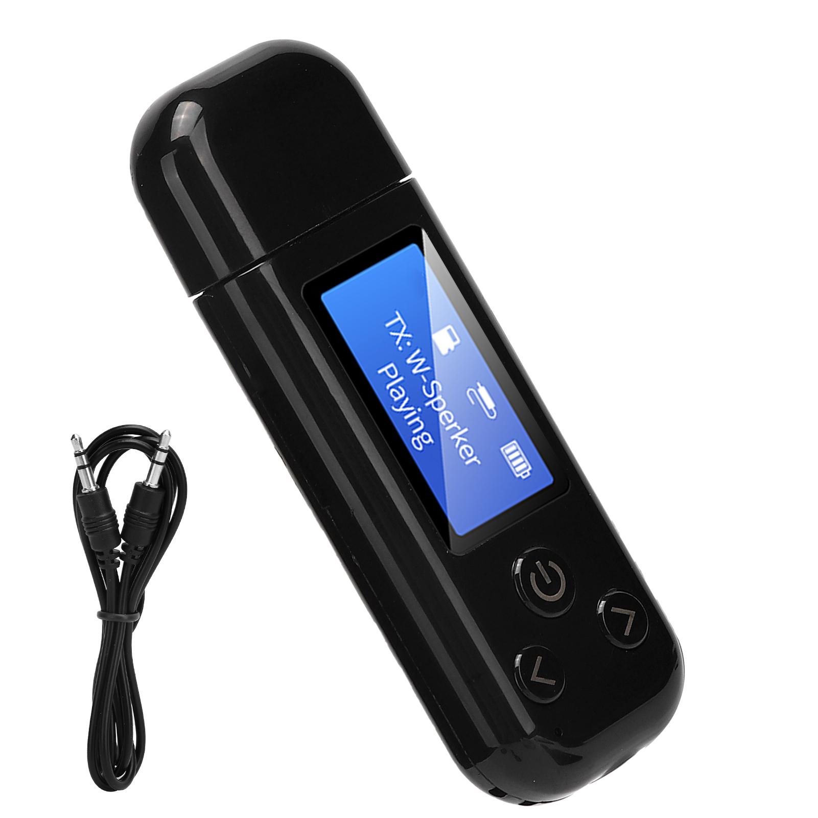 USB Bluetooth 5.0 Adapter Bluetooth o Receiver Transmitter with LCD Screen 3.5mm AUXBlack чорний
USB Bluetooth 5.0 Adapter Bluetooth o Receiver Transmitter with LCD Screen 3.5mm AUXBlack чорний