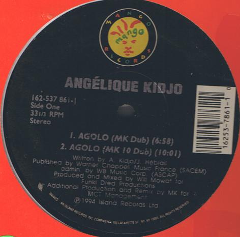 12inch Record ANGELIQUE KIDJO - Agolo 1625378611 Mango 1994 US Dance & Electronica Used
12inch Record ANGELIQUE KIDJO - Agolo 1625378611 Mango 1994 US Dance & Electronica Used