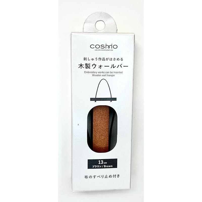 COSMO embroidery Wooden wall bar 13cm brown Display your embroidery work Since it is held in place with magnets, the work will not be damaged. Comes
COSMO embroidery Wooden wall bar 13cm brown Display your embroidery work Since it is held in place with magnets, the work will not be damaged. Comes