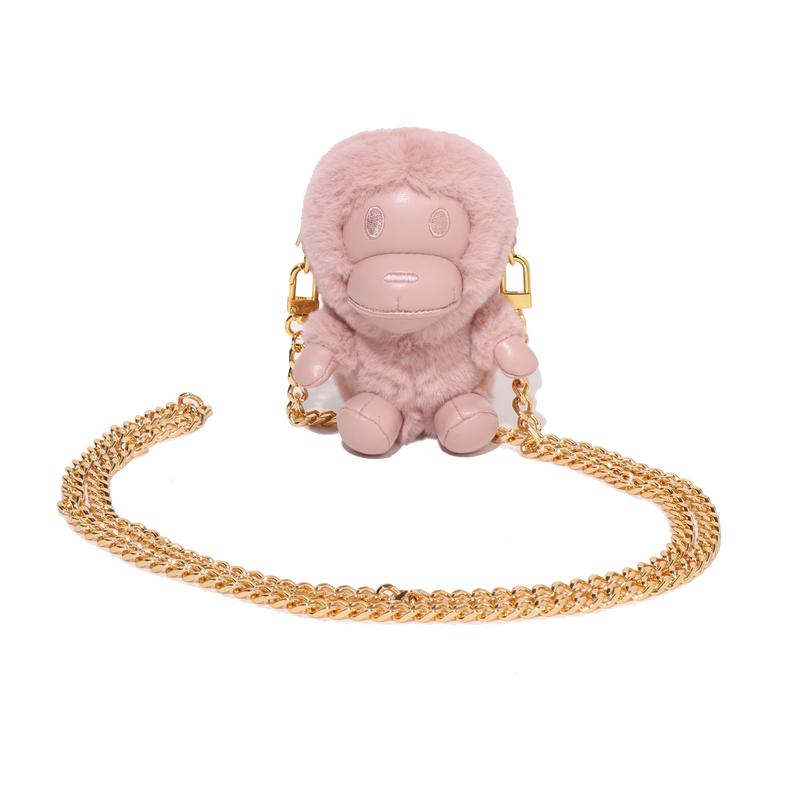 A Bathing Ape Baby Milo Cartoon Monkey Plush Bag Women Crossbody Bag Pink 0ZXBGW003902P Pink
A Bathing Ape Baby Milo Cartoon Monkey Plush Bag Women Crossbody Bag Pink 0ZXBGW003902P Pink