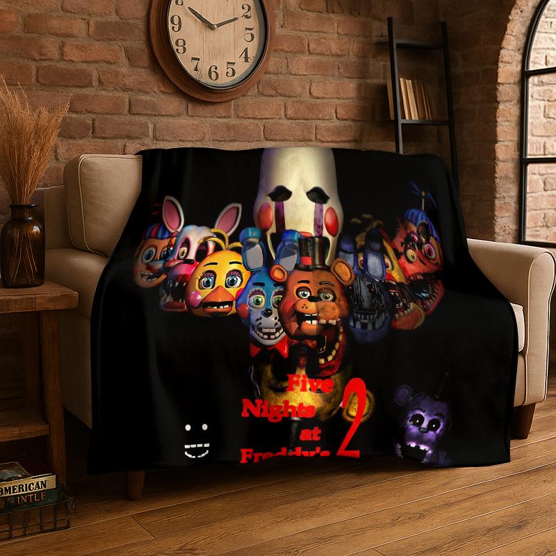Classic F-FNAF Horror Game Freddy Flannel Blanket Soft Warm Throw Blanket for Bedroom Living Room Bed Travel Camping Picnic 75x90cm
Classic F-FNAF Horror Game Freddy Flannel Blanket Soft Warm Throw Blanket for Bedroom Living Room Bed Travel Camping Picnic 75x90cm