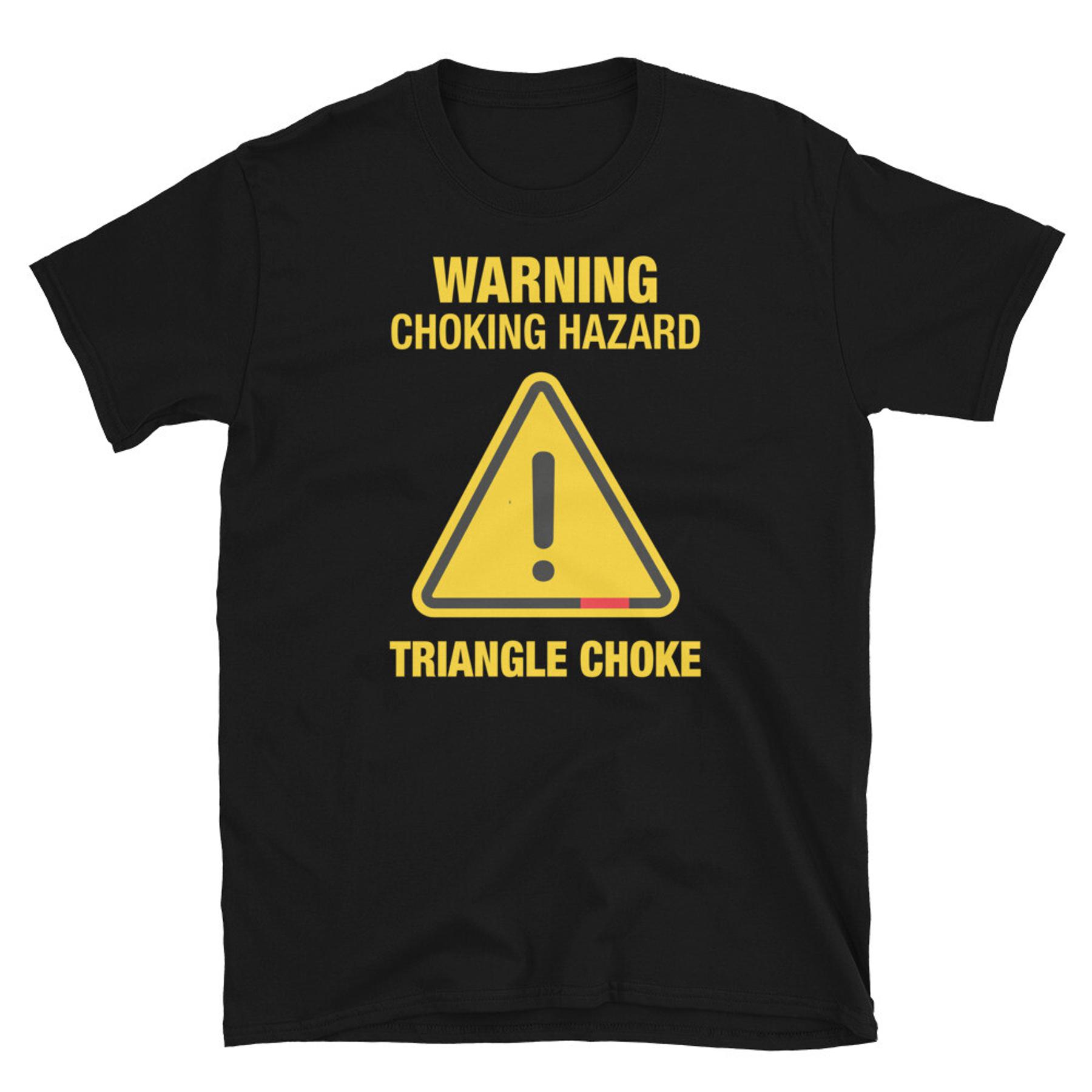 Warning Choking Hazard Triangle Choke Jiu Jitsu BJJ Short Sleeve Unisex T Shirt 5XL різнокольоровий
Warning Choking Hazard Triangle Choke Jiu Jitsu BJJ Short Sleeve Unisex T Shirt 5XL різнокольоровий