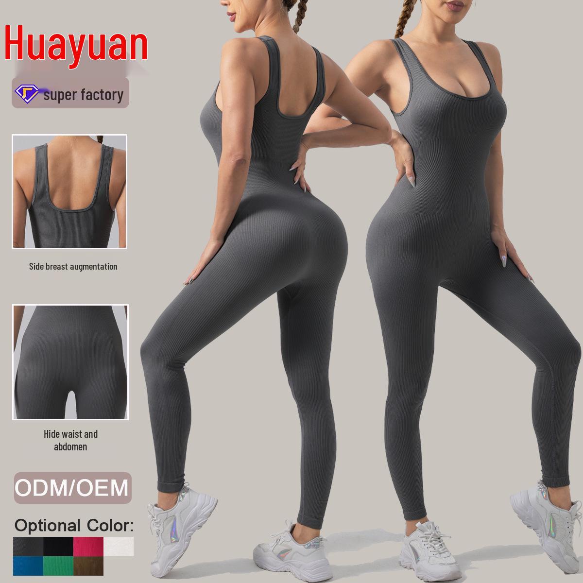 Seamless Ribbed High-Elastic Body Shaping Yoga Set - Beautiful Back Long Pants Sports Bodysuit L коричневий
Seamless Ribbed High-Elastic Body Shaping Yoga Set - Beautiful Back Long Pants Sports Bodysuit L коричневий
