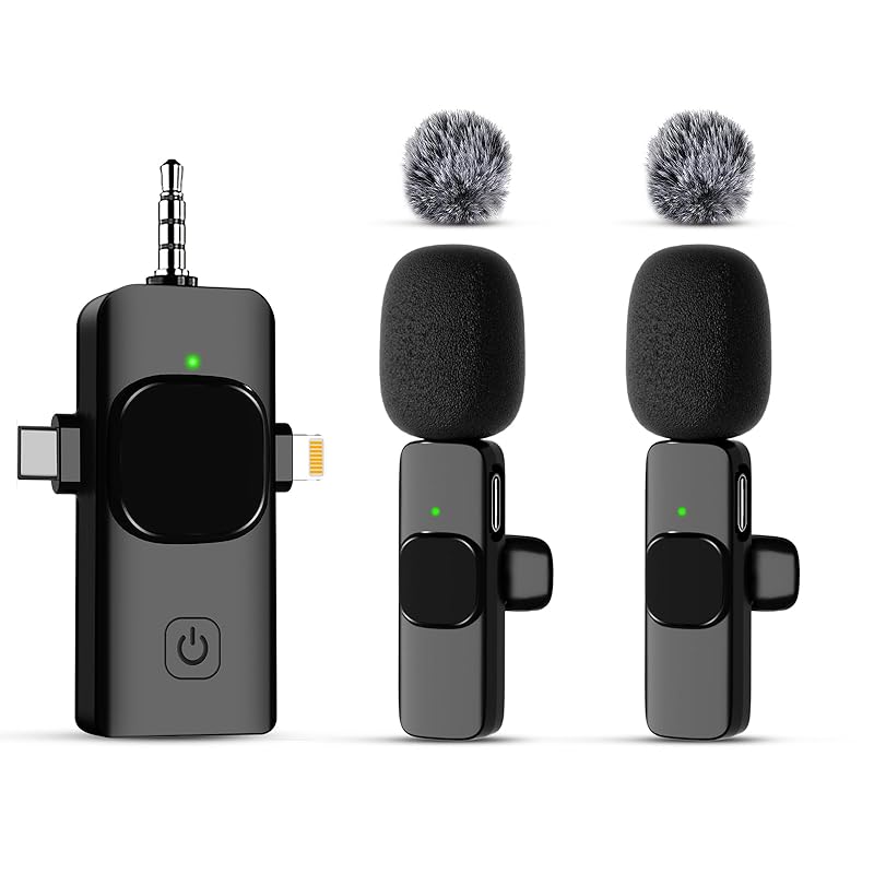 IVV pin microphone wireless iPhone/iPad/Type-C Smartphone PC 3.5mm compatible pin microphone instant connection noise reduction 360° sound collection
IVV pin microphone wireless iPhone/iPad/Type-C Smartphone PC 3.5mm compatible pin microphone instant connection noise reduction 360° sound collection