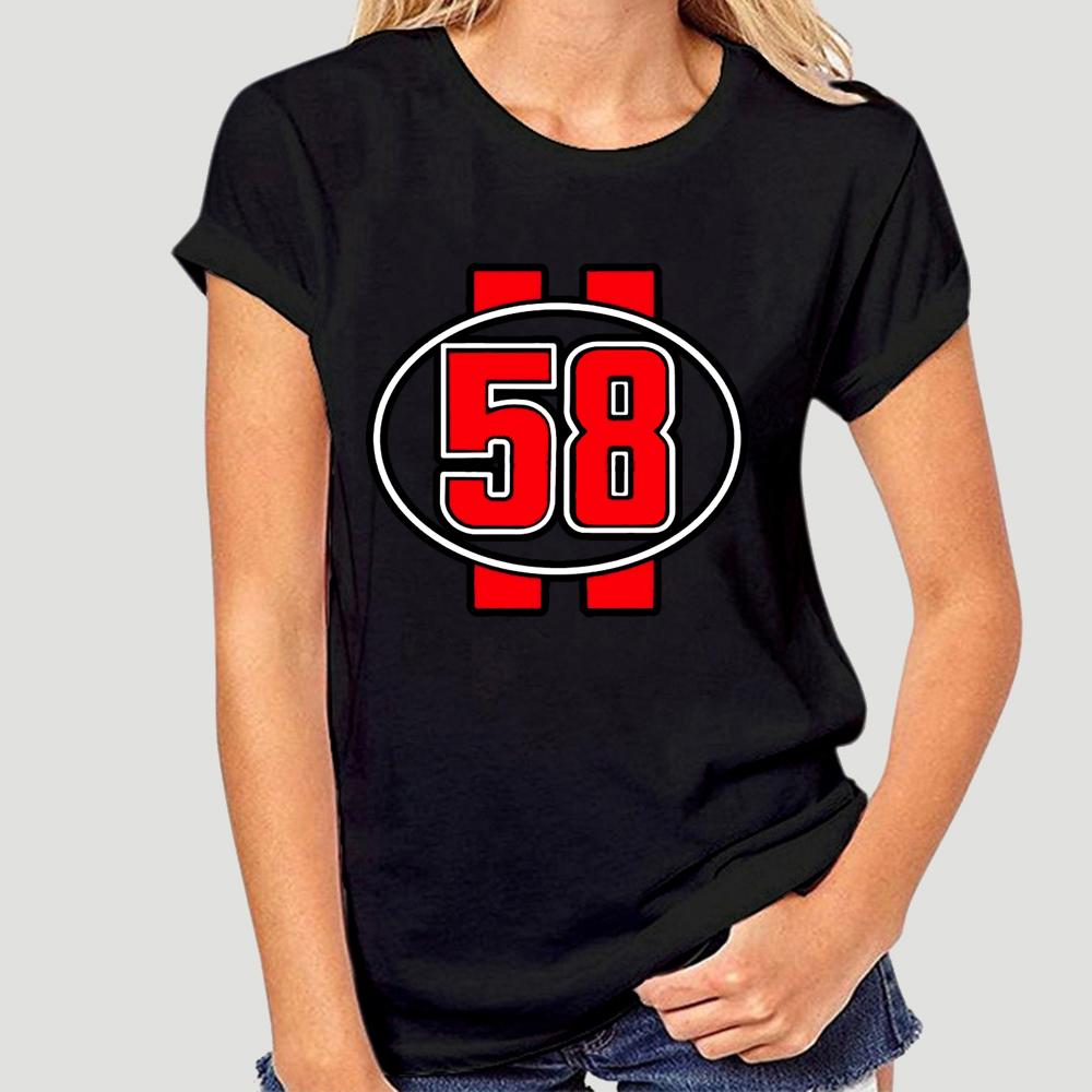 Classic Marco Simoncelli Race Number 58 Tribute T-Shirt Selling Top Fitness Clothing Tops Male Print Tee Shirt Homme 5347X 3XL чорний
Classic Marco Simoncelli Race Number 58 Tribute T-Shirt Selling Top Fitness Clothing Tops Male Print Tee Shirt Homme 5347X 3XL чорний