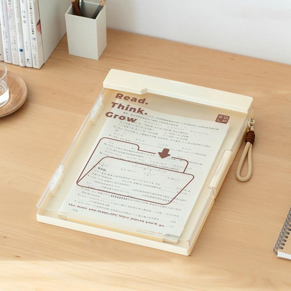 Large Capacity Document Holder Thickened File Storage Box PP Document Folder for Office Beige Style A
Large Capacity Document Holder Thickened File Storage Box PP Document Folder for Office Beige Style A