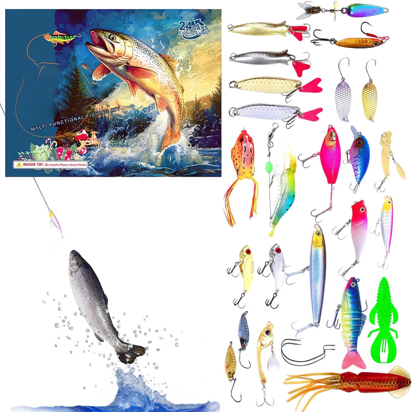 Fishing Advent Christmas Fishing Tackle Advent 24 Days Fun Holiday Party Favors Stocking Stuffers For Men Boys Anglers Adult A
Fishing Advent Christmas Fishing Tackle Advent 24 Days Fun Holiday Party Favors Stocking Stuffers For Men Boys Anglers Adult A
