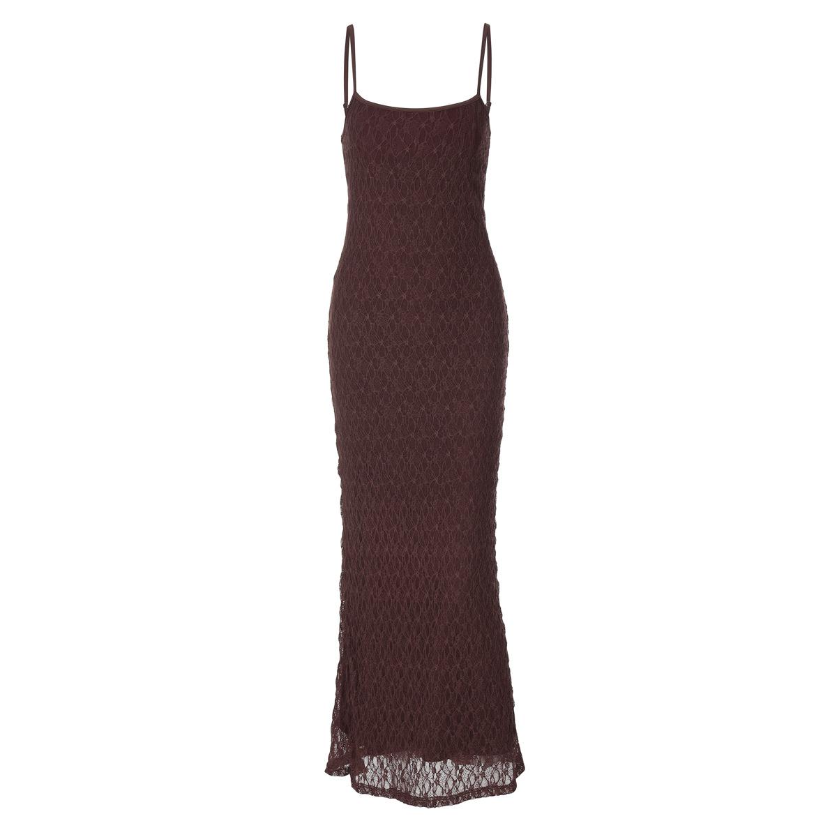 French Elegance Temperament Mesh Lace Dress Women s Summer New Slim and Thin Hip-wrapped Long Dress Women L коричневий
French Elegance Temperament Mesh Lace Dress Women s Summer New Slim and Thin Hip-wrapped Long Dress Women L коричневий