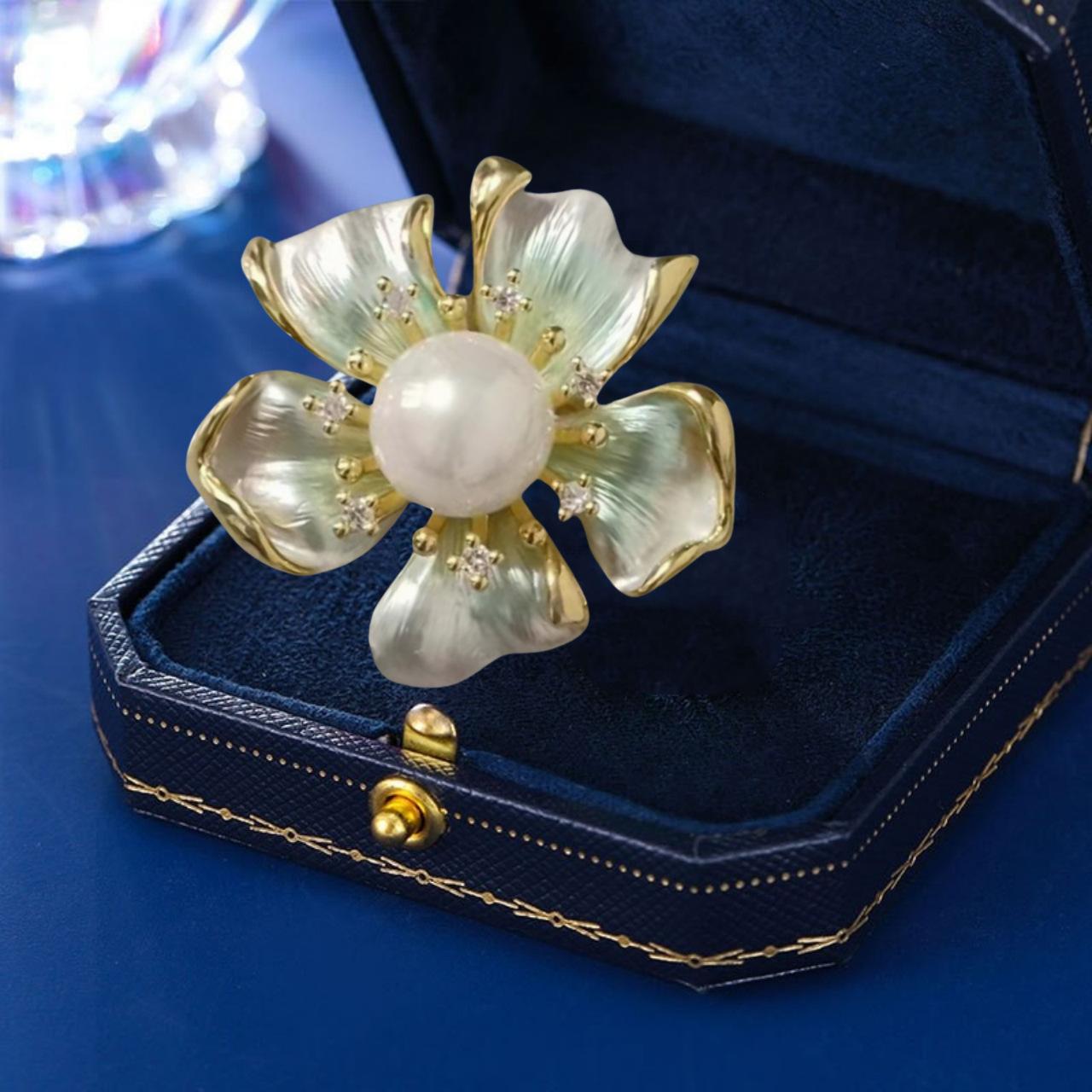 Японская высококачественная брошь «Камелия», женская высококачественная изысканная брошь с жемчугом, универсальная булавка для костюма, аксессуары светло-зеленый
Японская высококачественная брошь «Камелия», женская высококачественная изысканная брошь с жемчугом, универсальная булавка для костюма, аксессуары светло-зеленый