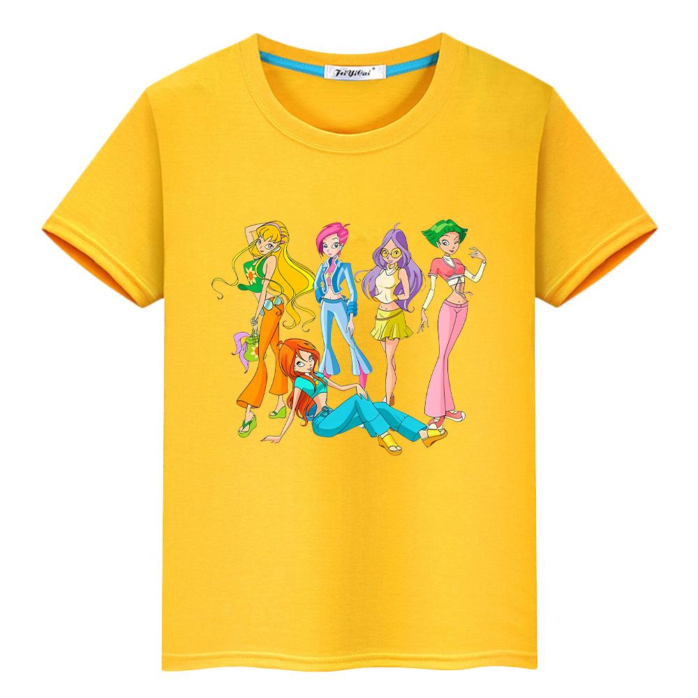 Футболка для мальчика 10 лет Винкс принт 100% хлопок аниме короткие мультфильм Винкс милые топы гордость футболка y2k девочка одежда детская одежда 120 жёлтый
Футболка для мальчика 10 лет Винкс принт 100% хлопок аниме короткие мультфильм Винкс милые топы гордость футболка y2k девочка одежда детская одежда 120 жёлтый