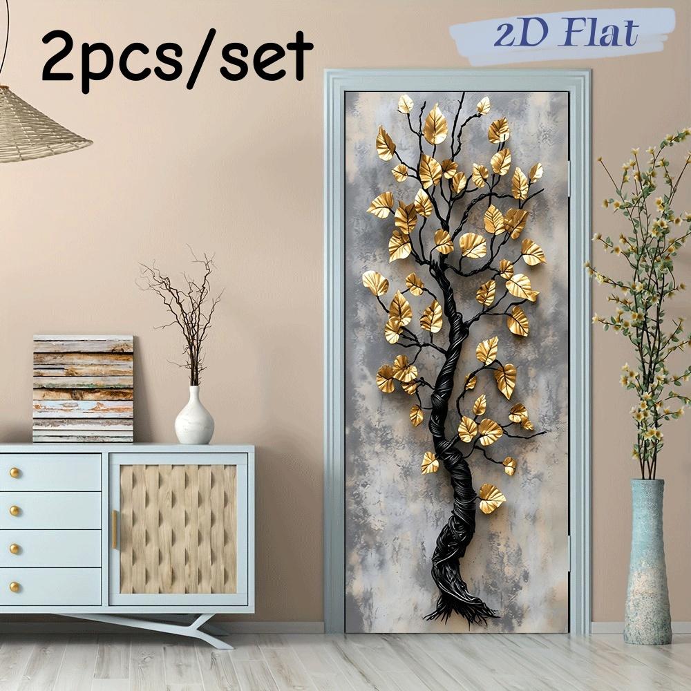 2pcs Golden Leaf Black Trunk Wrapped Vine Wall Stickers Living Room Entrance Corridor Decorative Stickers Self Adhesive Removabl (as the picture,38.5x200cmx2)
2pcs Golden Leaf Black Trunk Wrapped Vine Wall Stickers Living Room Entrance Corridor Decorative Stickers Self Adhesive Removabl (as the picture,38.5x200cmx2)