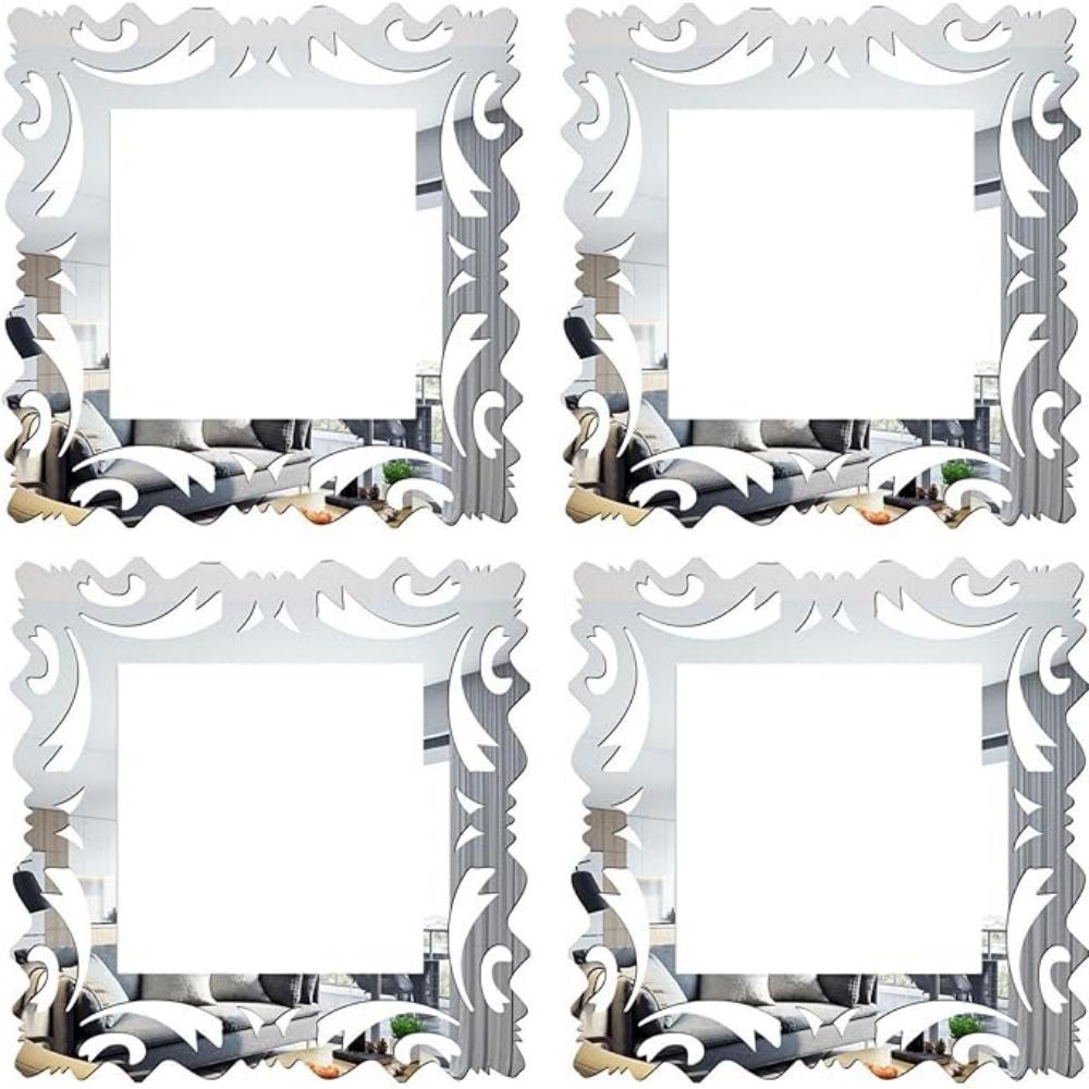 4pcs Lamp Switch Frame, Acrylic Square Switch Frame Sticker, Mirror Switch Wall Sticker, Home Decoration Wall Sticker 4pcs срібний
4pcs Lamp Switch Frame, Acrylic Square Switch Frame Sticker, Mirror Switch Wall Sticker, Home Decoration Wall Sticker 4pcs срібний