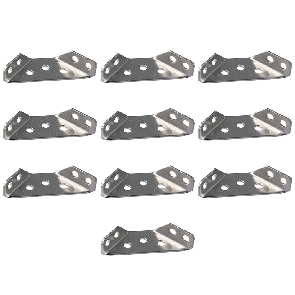 10pcs Stainless Steel Trapeziform Angle Brackets 70mm/2.75 x 22mm/0.866 Silver Angle Corner Braces
10pcs Stainless Steel Trapeziform Angle Brackets 70mm/2.75 x 22mm/0.866 Silver Angle Corner Braces