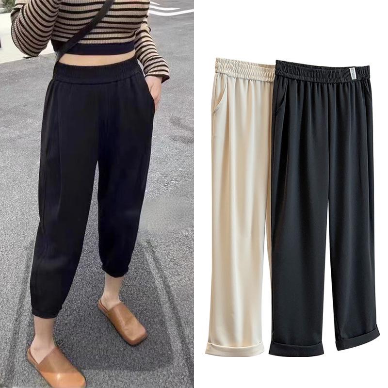 High-Quality Plus Size Women s Casual Straight Leg Silk Cigarette Pants 4XL (Recommended weight: 150-180 jin) чорний
High-Quality Plus Size Women s Casual Straight Leg Silk Cigarette Pants 4XL (Recommended weight: 150-180 jin) чорний