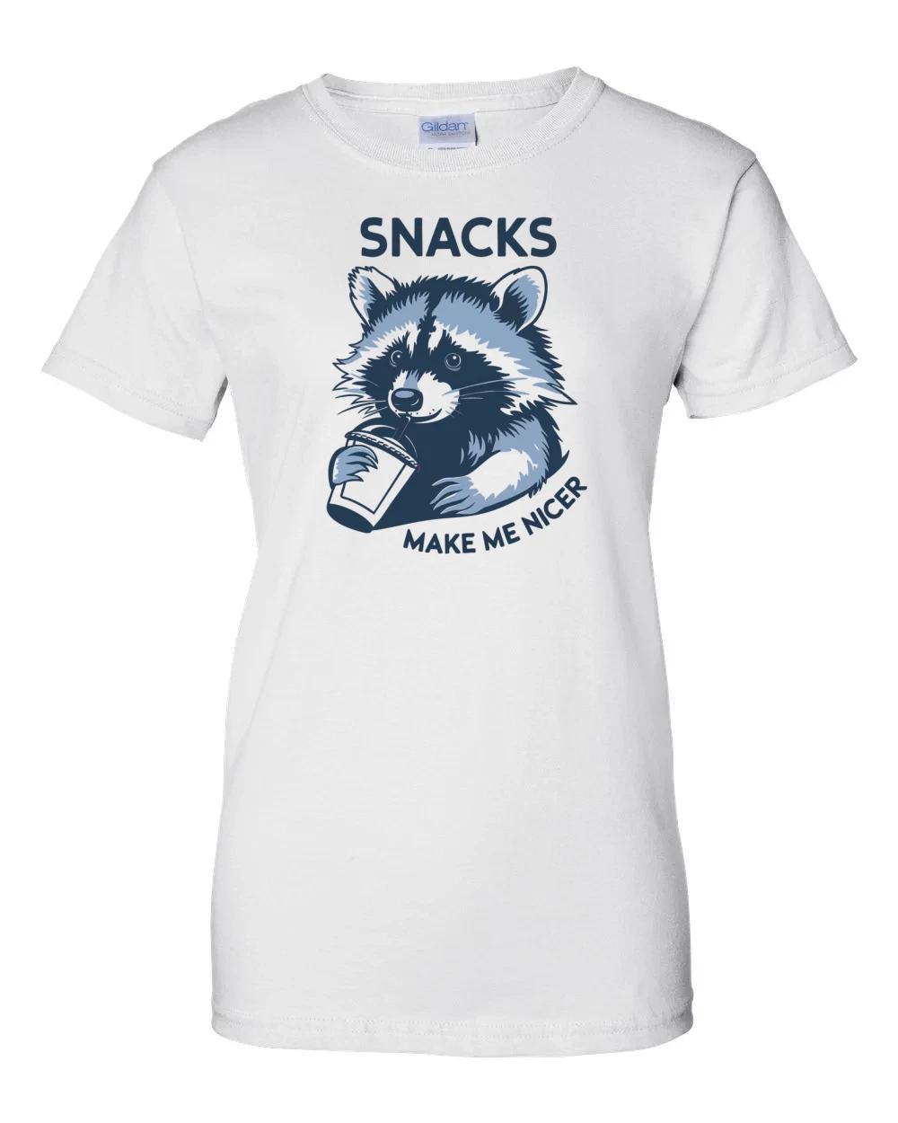 Ladies Snacks Make Me Nicer Women s T-Shirt S
Ladies Snacks Make Me Nicer Women s T-Shirt S