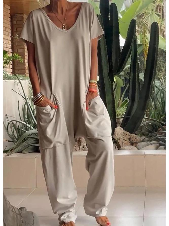 2026 Women s Solid Color Low-Rise Jumpsuit with Super Large Pockets - Elegant Spring/Summer Fashion 2XL
2026 Women s Solid Color Low-Rise Jumpsuit with Super Large Pockets - Elegant Spring/Summer Fashion 2XL