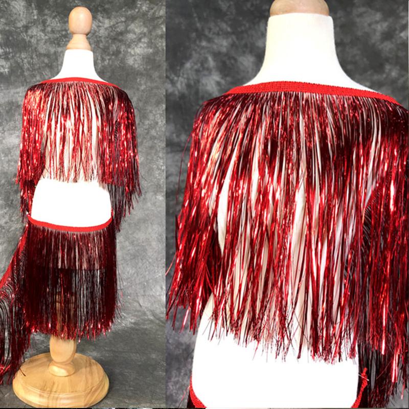 100cm Shiny Laser-Cut Tassels DIY Clothing Curtains Dance Performance Dress Decor Fringes Sewing Accessories Lace Ribbon Tassel
100cm Shiny Laser-Cut Tassels DIY Clothing Curtains Dance Performance Dress Decor Fringes Sewing Accessories Lace Ribbon Tassel