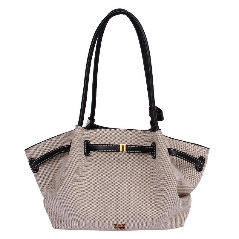 Luxury Canvas Dumpling Handbag Vintage Large Capacity Tote Bag Brand Pleated Drawstring Design Versatile Fashi Shoulder Purse чорний
Luxury Canvas Dumpling Handbag Vintage Large Capacity Tote Bag Brand Pleated Drawstring Design Versatile Fashi Shoulder Purse чорний