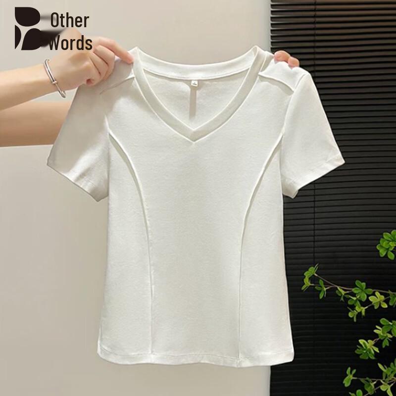Women s V-Neck Fishbone Design Short Sleeve T-Shirt M
Women s V-Neck Fishbone Design Short Sleeve T-Shirt M
