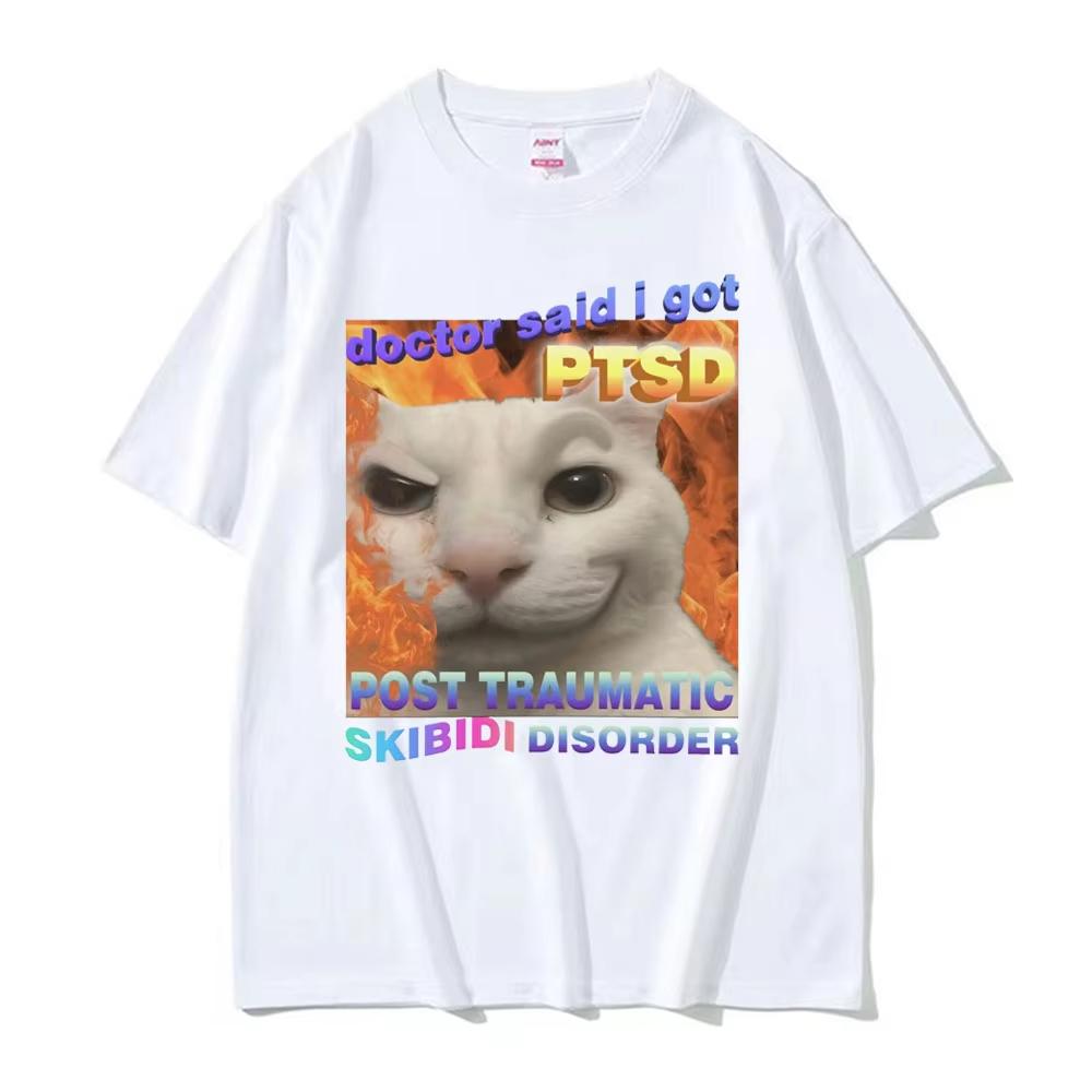 Funny Cute Cat Meme Tee Shirt Gift Men Women Fashion Casual 100% Cotton Short Sleeve T-shirt Streetwear Funny Clothes S
Funny Cute Cat Meme Tee Shirt Gift Men Women Fashion Casual 100% Cotton Short Sleeve T-shirt Streetwear Funny Clothes S