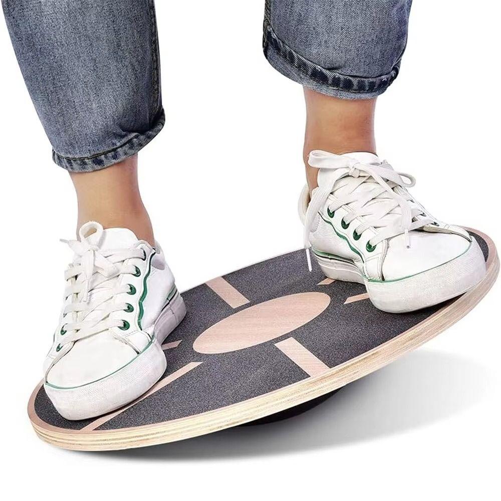 Wobble Core Training Board Wooden Core Strength Trainer Round Balance Training Board Office Use чорний
Wobble Core Training Board Wooden Core Strength Trainer Round Balance Training Board Office Use чорний
