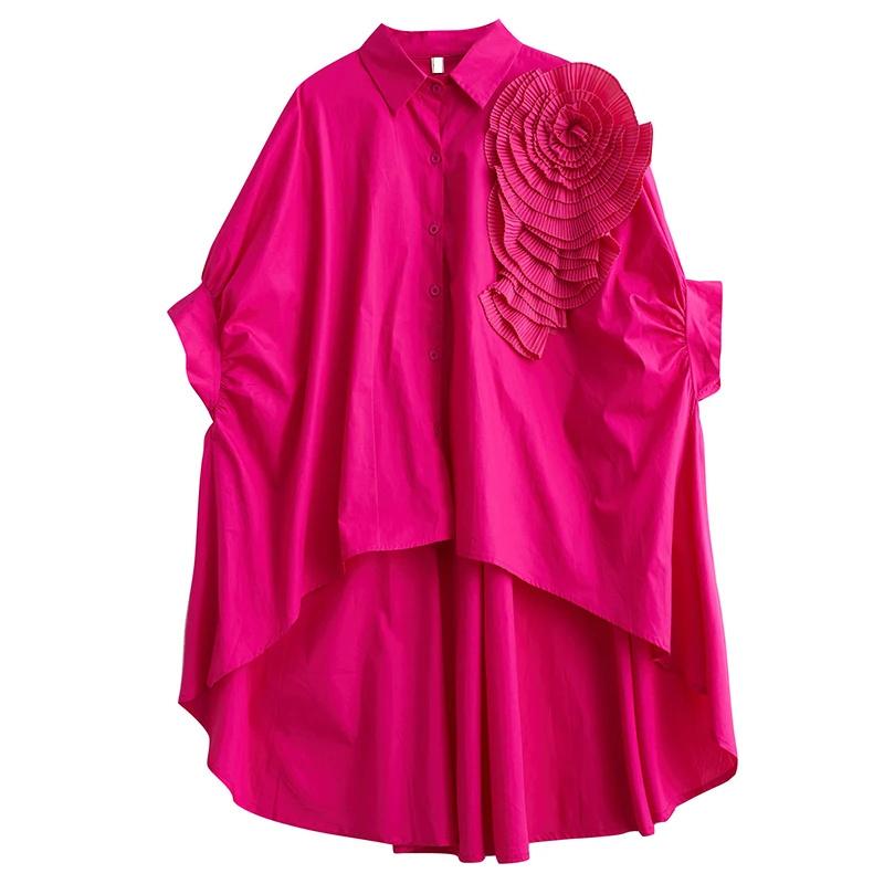 XITAO нерегулярная рубашка с рукавами «летучая мышь», свободный трехмерный складной женский топ с цветочным украшением ZY8813 One Size красный
XITAO нерегулярная рубашка с рукавами «летучая мышь», свободный трехмерный складной женский топ с цветочным украшением ZY8813 One Size красный