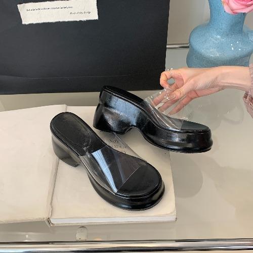 Thick bottom slope heel cool slippers women s new muffin bottom thick heel high heel transparent one-word slippers waterproof table 40
Thick bottom slope heel cool slippers women s new muffin bottom thick heel high heel transparent one-word slippers waterproof table 40