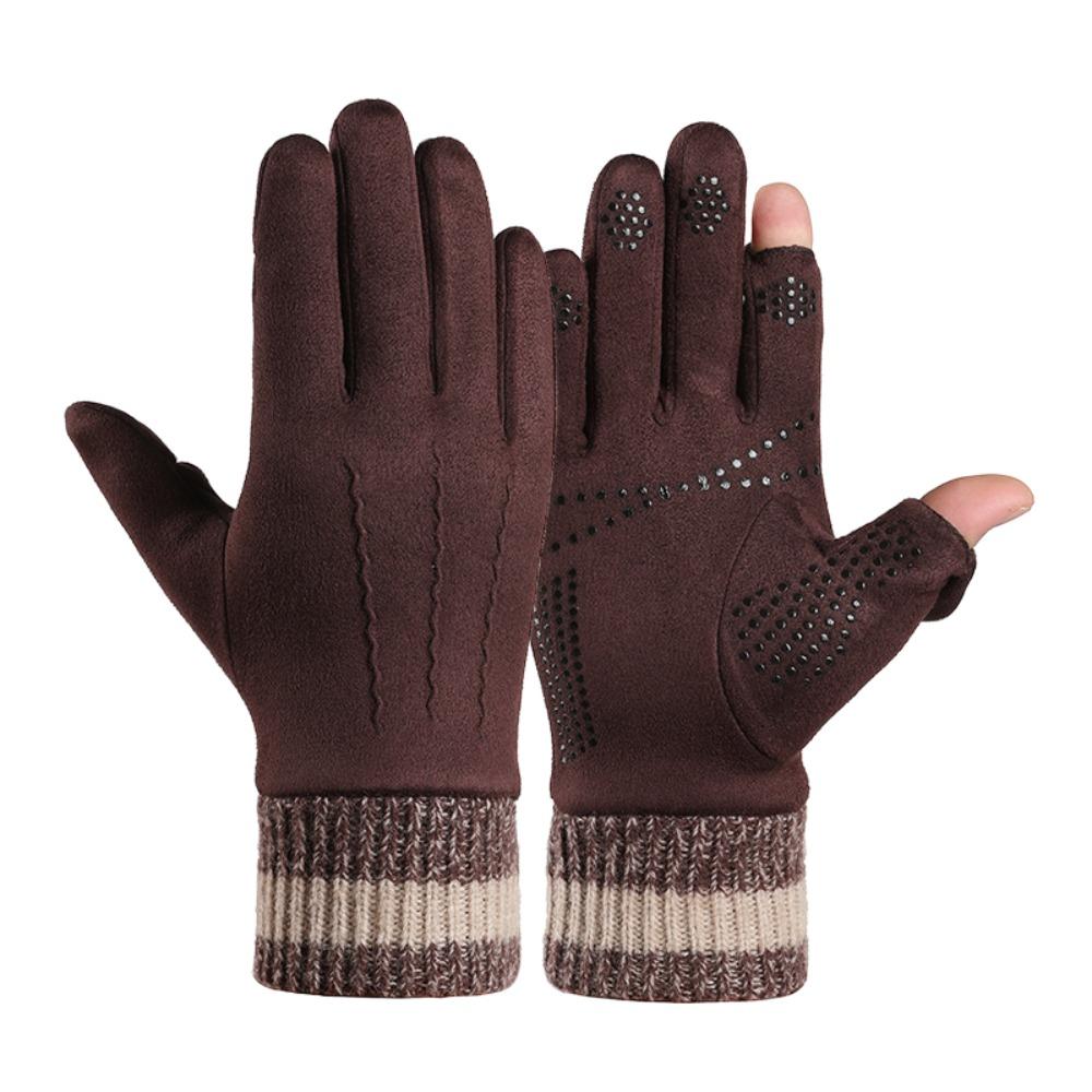Warm Touchable Screen Winter Gloves Flip Fleece Lined Driving Mittens Full Thickened Riding Gloves Men кофейный
Warm Touchable Screen Winter Gloves Flip Fleece Lined Driving Mittens Full Thickened Riding Gloves Men кофейный