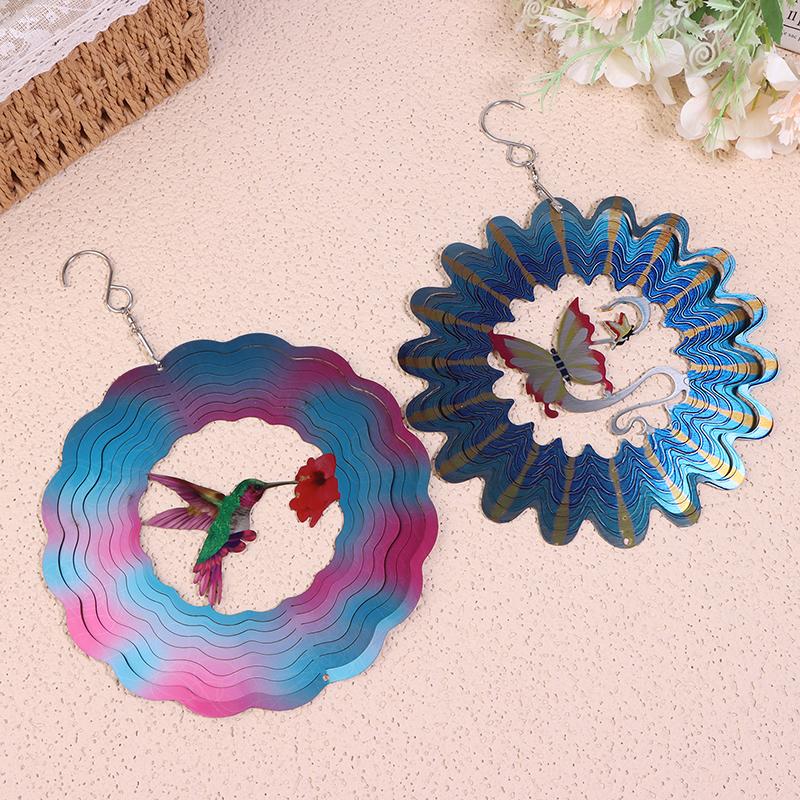 3D Colorful Wind Spinning Mandala Hanging Wind Spinner 7 Inch Foldable Rotating Wind Chime Garden Metal Wind Chime bird
3D Colorful Wind Spinning Mandala Hanging Wind Spinner 7 Inch Foldable Rotating Wind Chime Garden Metal Wind Chime bird