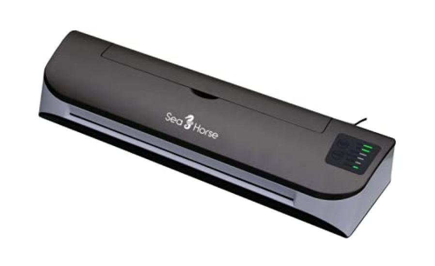 Seahorse Laminator Card Size A4 A3 4 Rollers Easy Operation Compatible with Micron Film VL807D (Business / / Compatible) (Lightweight/Compact) 75-250
Seahorse Laminator Card Size A4 A3 4 Rollers Easy Operation Compatible with Micron Film VL807D (Business / / Compatible) (Lightweight/Compact) 75-250