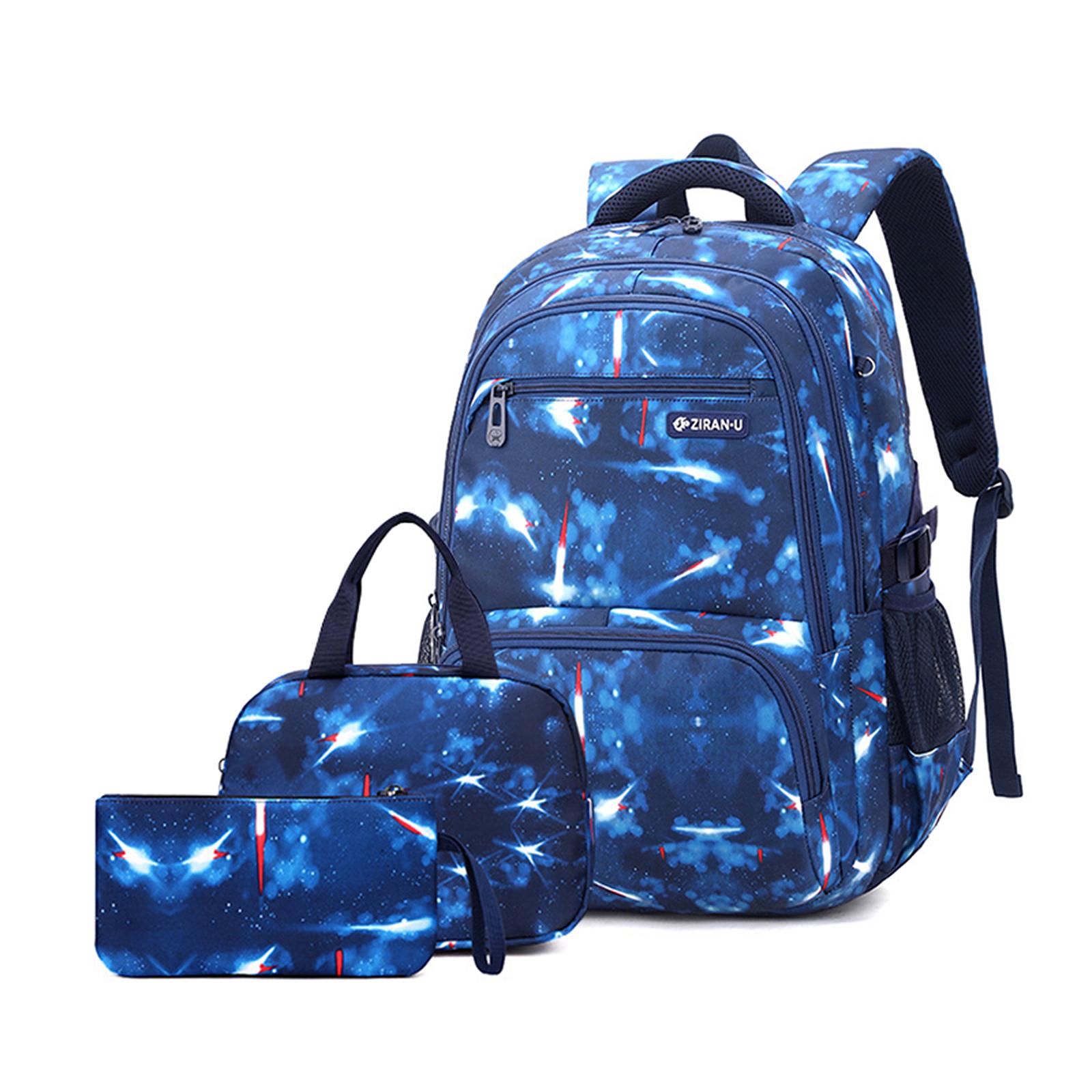 Водонепроникний шкільний рюкзак для учнів початкової та середньої школи з сумкою для обіду та ручкою небо синє кольору
Водонепроникний шкільний рюкзак для учнів початкової та середньої школи з сумкою для обіду та ручкою небо синє кольору