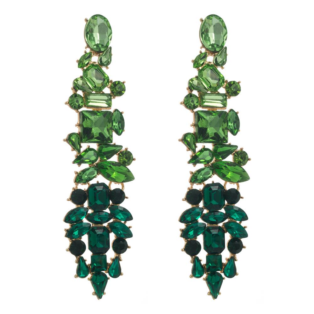 New Trendy and Exaggerated Alloy Earrings for Women, Long Style, Multi-layered Fringed Ear Accessories зелений
New Trendy and Exaggerated Alloy Earrings for Women, Long Style, Multi-layered Fringed Ear Accessories зелений