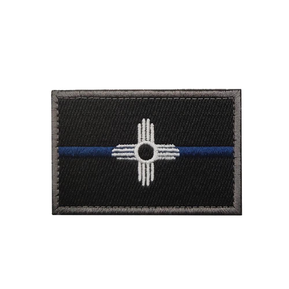 Embroidered Cloth Patches of US State Flags: Indiana, New Mexico, Hawaii, West Virginia
Embroidered Cloth Patches of US State Flags: Indiana, New Mexico, Hawaii, West Virginia